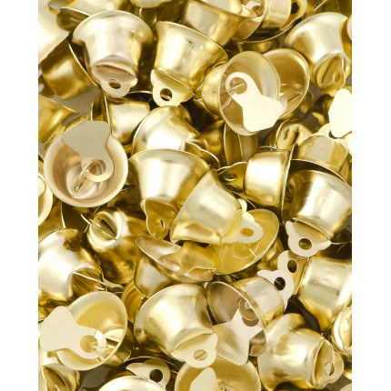Колокольчики д.1,4 см золотистый 10 шт. (арт. ТКЛ-13-1-33916.001)