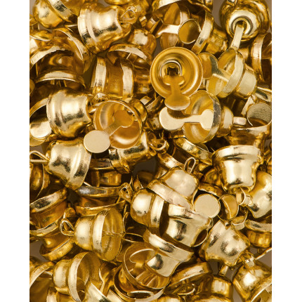 Колокольчики д.0,8 см золотистый 10 шт. (арт. ТКЛ-20-1-33931.001)