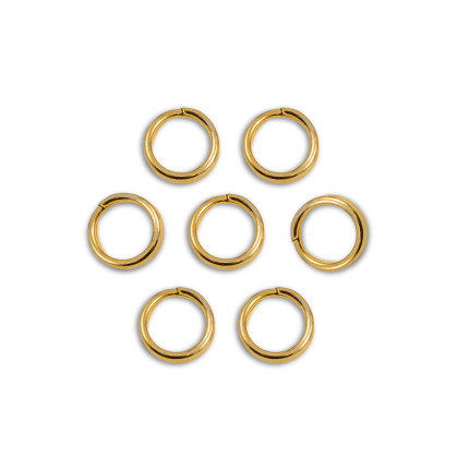 Колечко соединительное д.0,4 см золотистый 100 шт (арт. ТКЦ-2-1-10986.001)
