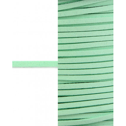 Шнур  замшевый ш.0,3 см мятный 1 м (арт. ТШН-11-27-5000.025)