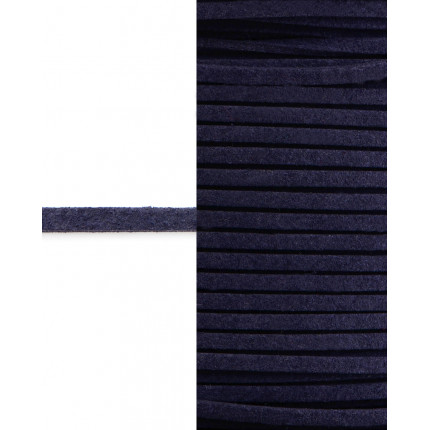 Шнур  замшевый ш.0,3 см синий 1 м (арт. ТШН-11-36-5000.033)