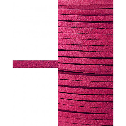 Шнур  замшевый ш.0,3 см розовый 1 м (арт. ТШН-11-9-5000.007)