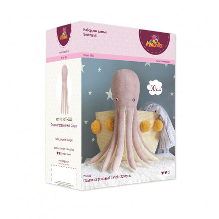 Набор для изготовления игрушки "Miadolla" TT-0286 Осьминог розовый . (арт. TT-0286)