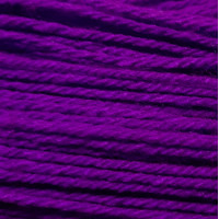 Пряжа полушерстяная в пасмах 100 г Цвет Пурпурный