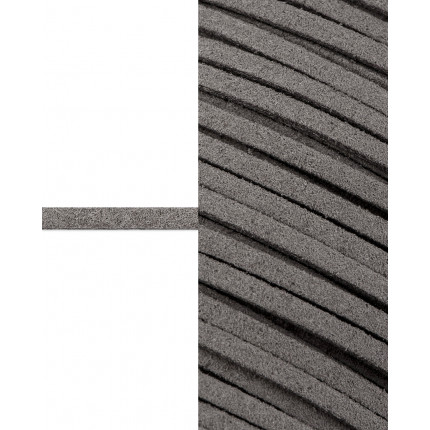 Шнур  замшевый ш.0,3 см серый (арт. ЗШД-1-11-38522.011)