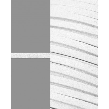 Шнур  замшевый ш.0,3 см белый (арт. ЗШД-1-2-38522.002)