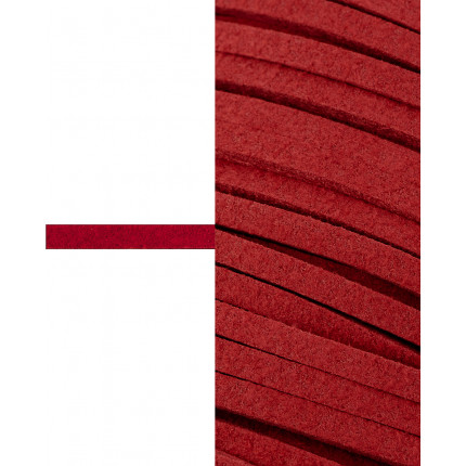Шнур  замшевый ш.0,3 см красный (арт. ЗШД-1-4-38522.004)