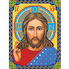 Нова Слобода №1 Канва/ткань с рисунком "Нова Слобода" №1 для вышивания бисером формат А4 БИС 9001 "Христос Спаситель" 