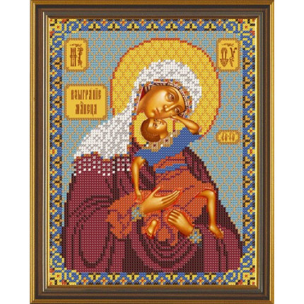 Набор для вышивания С9042 Богородица Взыграние младенца