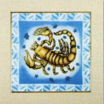 Схема для вышивания 8073 Вышивальный набор,Зодиак-скорпион 25*25см