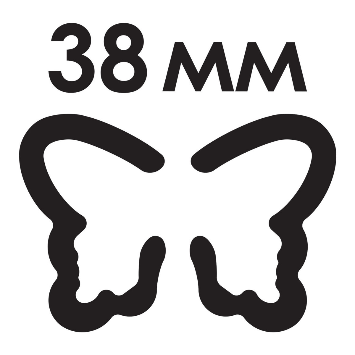 Дырокол фигурный 3D "Бабочка", диаметр вырезной фигуры 38 мм, ОСТРОВ СОКРОВИЩ, 227179 (арт. 227179)