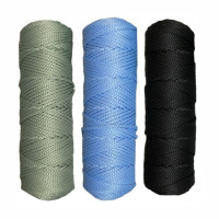 Osttex 1 Набор шнуров полиэфирных 4 мм (черный+серо-зеленый+голубой) 