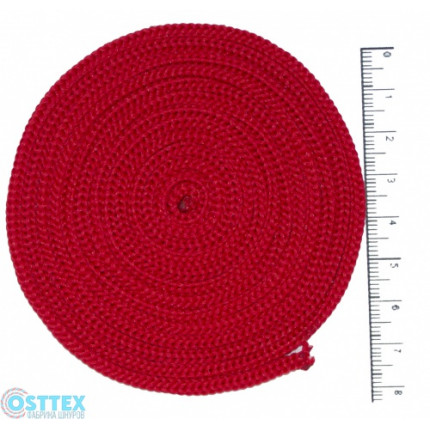 Шнур полиэфирный 3 мм без сердечника (красный) 50м (арт. крас)