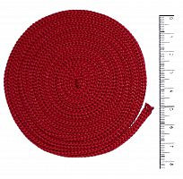 Шнур полиэфирный 4 мм без сердечника (красный) 50м (арт. крас)