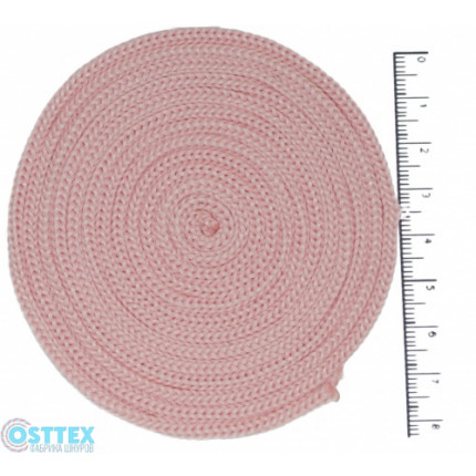 Шнур полиэфирный 3 мм без сердечника (светло розовый) 50м (134) (арт. ШП 3мм ср)