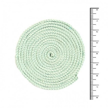 Шнур полиэфирный 3 мм без сердечника (серо зеленый) 50м (21) (арт. ШП 3мм сз)