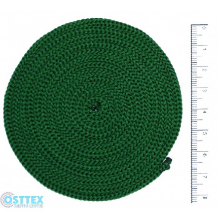 Шнур полиэфирный 3 мм без сердечника (темно зеленый) 50м (49) (арт. ШП 3мм тз)