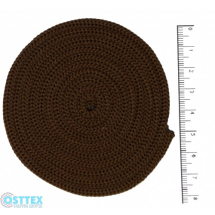 Шнур полиэфирный 4 мм без сердечника (коричневый) 50м (146) (арт. ШП 4мм к)