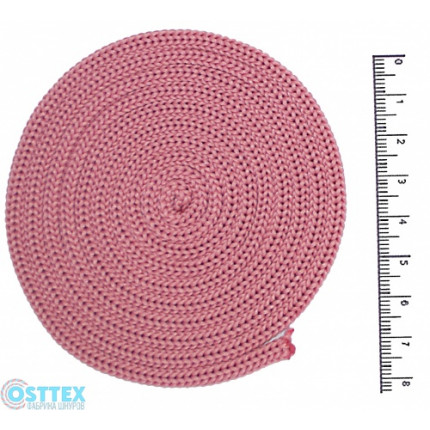 Шнур полиэфирный 4 мм без сердечника (розовый) 50м (90) (арт. ШП 4мм р)