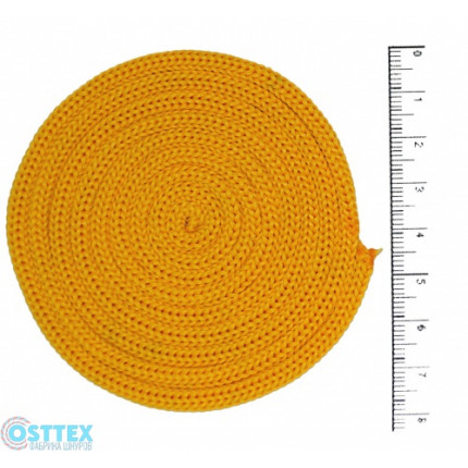 Шнур полиэфирный 4 мм без сердечника (желтый) 50м (16) (арт. ШП 4мм ж)