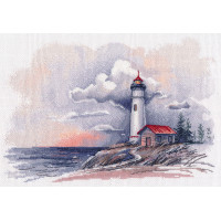 Овен 1 Набор для вышивания «Овен» 1532 "Прибрежный маяк" 27 х 20 см 