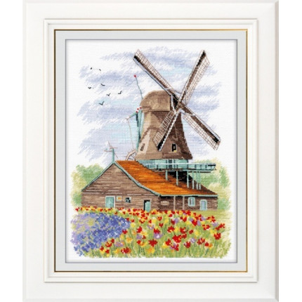 Набор для вышивания 1105 Ветряная мельница. Голландия
