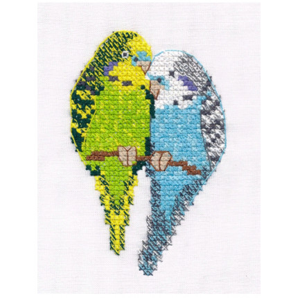 Набор для вышивания 1396 Набор для вышивания «Овен» 1396 Попугайчики