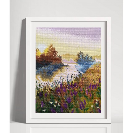 Алмазная мозаика М-005 "Туманное утро"30*40 см (арт. Алмазная мозаика М-005 "Туманное утро"30*40 см)