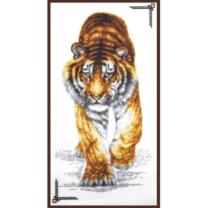 Набор для вышивания 02.002 Поступь тигра