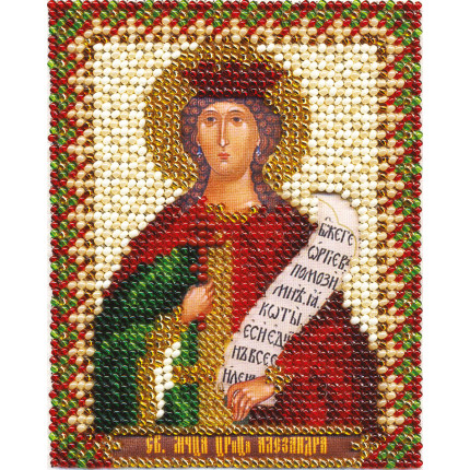 Набор для вышивания CM-1208 Набор для вышивания "PANNA" CM-1208 ( ЦМ-1208 ) "Икона Св.мученицы царицы Александры"