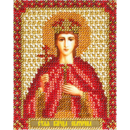 Набор для вышивания CM-1433 Набор для вышивания "PANNA" CM-1433 ( ЦМ-1433 ) "Икона Святой Великомученицы Екатерины"