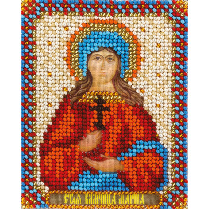 Набор для вышивания CM-1504 Набор для вышивания "PANNA" CM-1504 ( ЦМ-1504 ) "Икона Святой Великомученицы Марины"
