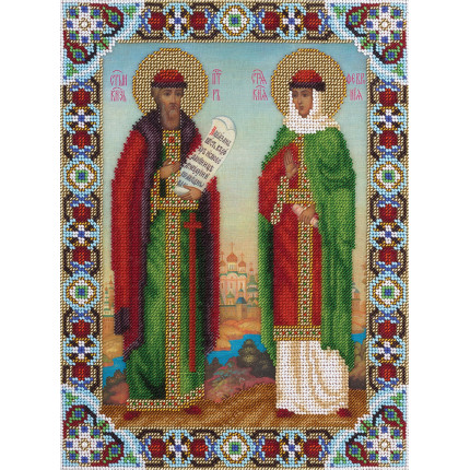 Набор для вышивания CM-1558 Набор для вышивания "PANNA" CM-1558 ( ЦМ-1558 ) "Икона Святых Петра и Февронии"