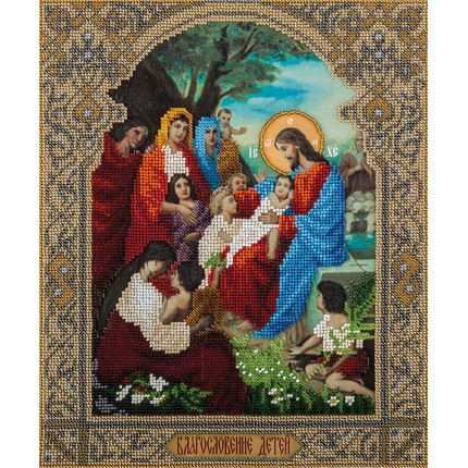 Набор для вышивания CM-1662 Набор для вышивания "PANNA" CM-1662 ( ЦМ-1662 ) "Икона Благословение детей"