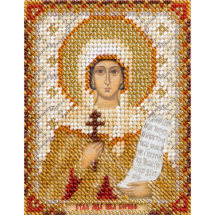 Набор для вышивания CM-1753 Набор для вышивания "PANNA" CM-1753 ( ЦМ-1753 ) "Икона Святой мученицы Ники (Виктории) Коринфской"