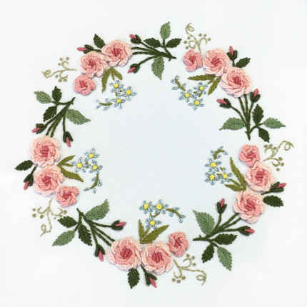 Набор для вышивания JK-2140 Набор для вышивания "PANNA" "Живая картина" JK-2140 "Венок из роз"