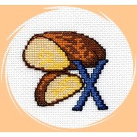 Panna Набор для вышивания «Panna» Алфавит. Буква "Х" Набор для вышивания «Panna» Алфавит. Буква "Х" 