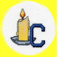 Panna Набор для вышивания «Panna» Алфавит. Буква "С" Набор для вышивания «Panna» Алфавит. Буква "С" 