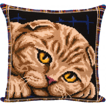 Набор для вышивания "PANNA" PD-7123 "Подушка. Шотландская кошка" (арт. PD-7123)