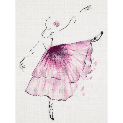 Набор для вышивания Ц-1886 Балерина. Анемон