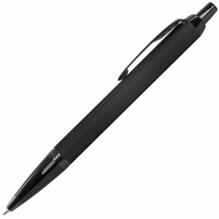Ручка шариковая PARKER "IM Achromatic Black BT", корпус черный матовый, нержавеющая сталь, синяя, 2127618 (арт. 2127618)