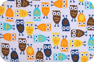 "PEPPY" Плюш 3RKC NIGHT OWLS ФАСОВКА 48 x 48 см 440 г/кв.м 100% полиэстер orange/brown (арт. 3RKC NIGHT OWLS)