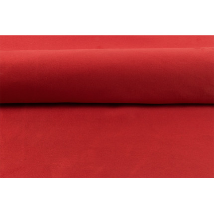Замша искусственная WOVEN SUEDE ФАСОВКА 35 x 50 см 175±5 г/кв.м 100% полиэстер 18-1551 scarlet (красный) (арт. WOVEN SUEDE)