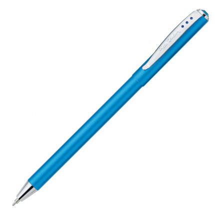 Ручка подарочная шариковая PIERRE CARDIN "Actuel", корпус голубой, алюминий, хром, синяя, PC0702BP (арт. PC0702BP)