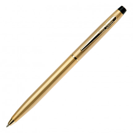 Ручка подарочная шариковая PIERRE CARDIN (Пьер Карден) "Gamme", корпус латунь, золотистые детали, синяя, PC0808BP (арт. PC0808BP)