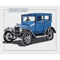 Pinn №13 Набор для вышивания "PINN" №13 33-E "Антикварные машины. Форд Т 1927" 