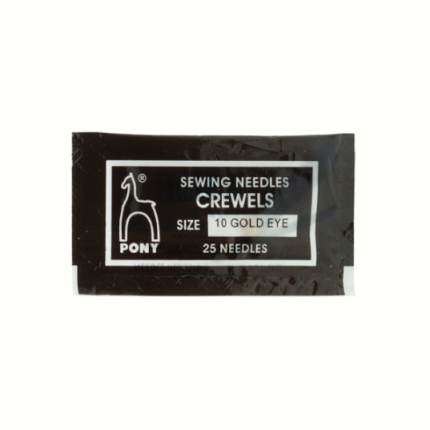 Иглы ручные для вышивания Crewels конверт "Золотое ушко" 25 шт, р.10 PONY 04160 (арт. 04160_BPS)