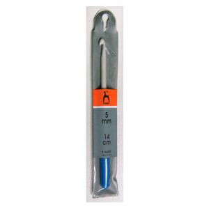 Крючки вязальные PONYс пластиковой ручкой 5 мм/14см в чехле (арт. 19)