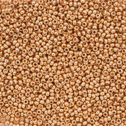 18184 Бисер Preciosa 10/0, круг.отв., 20гр золотой (арт. 7718531)