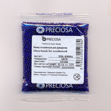 Бисер «Preciosa» 50 г, 331-19001-10/0-37100 (арт. Бисер «Preciosa» 50 г, 331-19001-10/0-37100)